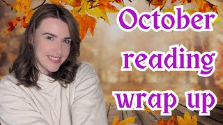 October reading wrap up  ghosts sociopaths and celebrity memoirs [upl. by Devaj]