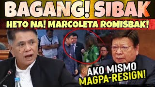 🔥PANOORIN JUST NOW BREAKING NEWS NABIGLA ANG LAHAT PADUANO NASHOCK MARCOLETA ROMESBAK NA [upl. by Reltuc]