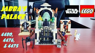 LEGO Star Wars Jabbas Palace 4480 4476 amp 4475 Review The Original Old School Palace [upl. by Kallista151]