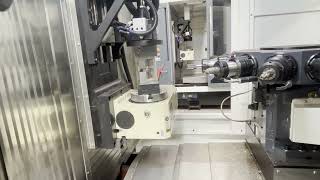 valve manufacturing CNC machine tool drilling and tapping drilling and tapping compound machine [upl. by Halpern]