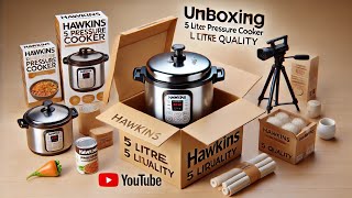 5 ltr pressure cooker  5 litre pressure cooker hawkins  prestige 5 ltr pressure cooker unboxing [upl. by Arema396]