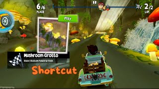 Secret Shortcut of Mushroom Grotto map  Beach Buggy Racing 2 🏖🏁  Shortcuts BB Racing 2 bbracing2 [upl. by Nedmac]