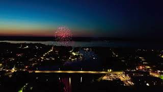 Drone Fireworks 🎇 Arnprior Ontario [upl. by Solley]