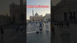 Breathtaking Views of Saint Peters Square  Vatican City Tour [upl. by Aisatsana]