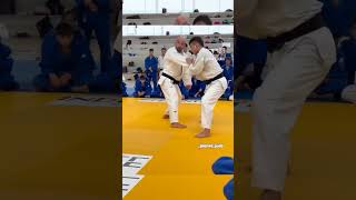 Ouchi gari technique by Elio Verde 🇮🇹 judo дзюдо bjj planetjudo mma martialarts sports [upl. by Atcele208]