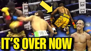 Adrien Broner KNOCKED DOWN Loses to Blair Cobbs [upl. by Grane]