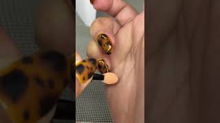 Tortoise shell nail art part 2 [upl. by Gerdi516]