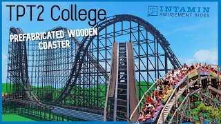 Prefabricated Wooden Coaster Tutorial  TPT2 College [upl. by Neirol]