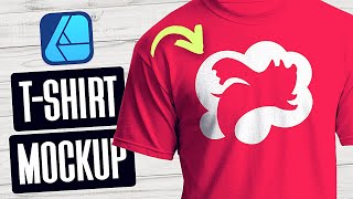 Create a t shirt mockup with Affinity Designer [upl. by Gollin]