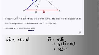 Vectors  Collinear Vectors problem 1 [upl. by Juxon]