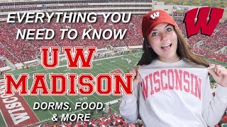 Everything You NEED to Know About UWMADISON dorms food etc [upl. by Mehalick149]