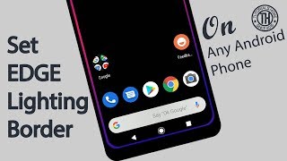 How to set Edge Lighting notifications on any android [upl. by Annaitat801]