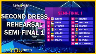 Eurovision 2024 Semi Final 1  Second Dress Rehearsal Live Stream DISCUSSION [upl. by Mosora736]