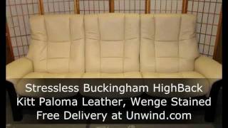 Ekornes Stressless Buckingham Sofa Free Nationwide Inside Delivery amp Setup [upl. by Ajim]