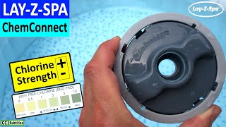 LAYZSPA ChemConnect How to adjust the Chlorine strength output [upl. by Brockwell]