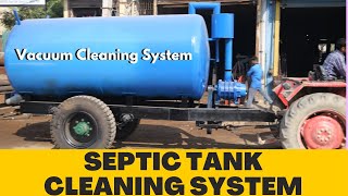 Saptic Tanker Cleaning System vacuum Cleaning System Suction Tanker [upl. by Cirenoj84]