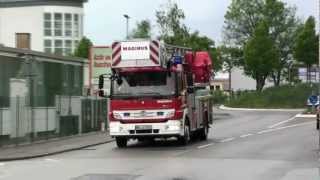 LF 8  DLK 2312 FF Ladenburg  LF 162  DLK 1812 FF Ilvesheim [upl. by Hannavas]