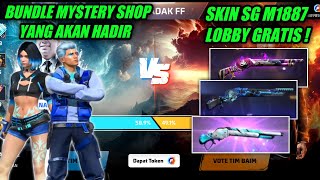 INFO RESMI‼️SKIN SG M1887 GRATIS DAN MYSTERY SHOP BULAN DESEMBER AKAN RILIS SEMUA [upl. by Huai]