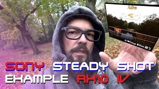 SONY STEADY SHOT video image stabilization with RX10 iv RX10 M4 [upl. by Kristan221]