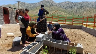 Nomadic Life Painting the Fence 🎨  Laying Foundations for a Summer Shade 🌞 [upl. by Marius]