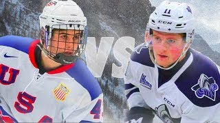 JACK HUGHES VS ALEXIS LAFRENIÈRE   2019 AND 2020 NHL DRAFT TOP PROSPECTS BATTLE [upl. by Onateag]