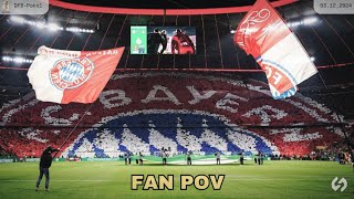 Coreography of Bayern München Fans at Bayern München vs Bayer Leverkusen Match  DFB Pokal 202425 [upl. by Donavon]