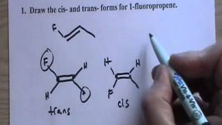 CHEM 1060 Lecture 014 Cis Trans Isomerism of Alkenes [upl. by Dominik37]