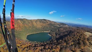 Electric paramotor to Sf Ana volcanic lake [upl. by Sari]