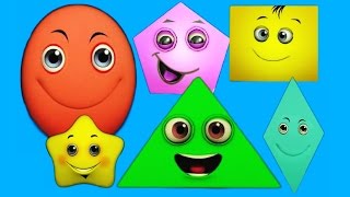 Learn the Shapes of Objects  Shape Song for Kids  Nursery Rhymes by Tiny Baby Stars [upl. by Lamphere]