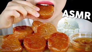 ASMR Fried Honey Cookies with IceCream Eating Sounds  이모티콘 약과 먹방  Yakgwa  MINEE EATS [upl. by Ellissa]