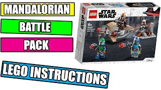 LEGO Mandalorian Battle Pack INSTRUCTIONS  STAR WARS 2020  LEGO SET 75267 [upl. by Youngran685]