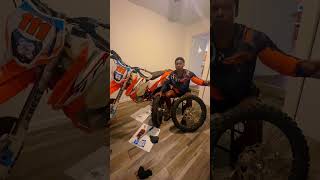 Road vs OffRoad Tires 🛞I Need Both Tubes amp MousseBibs DirtbikeTips KTM500 TireTech” 🔥🔥 [upl. by Jonis]