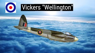 World War II warplanes The British Vickers quotWellingtonquot Bomber [upl. by Chaim]