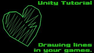 Unity Tutorial  Drawing lines with LineRenderer [upl. by Haswell]