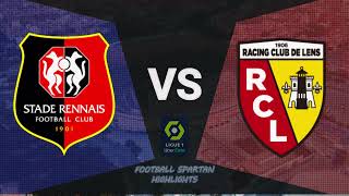 Rennes vs Lens Highlights Goals  Ligue 1 202324 [upl. by Xenophon]