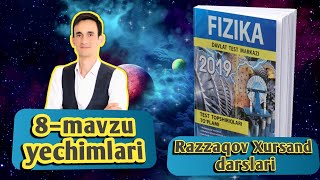 DTM 2019 yechimlari  Termodinamika aoslari [upl. by Ardnaz784]