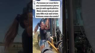 JEUNE AGRICULTRICE CELIBATAIRE CHERCHE A SE FAIRE DES AMIS  agricultrice agriculture stervio [upl. by Gentry]