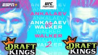 UFC Vegas 84 Draftkings Picks amp Predictions  Magomed Ankalaev vs Johnny Walker [upl. by Hartnett]