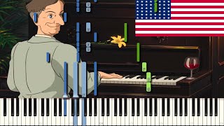 The Wind Rises  Das Gibts Nur Einmal  Full Version Piano Tutorial [upl. by Sansbury]