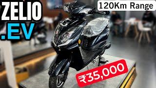 Zelio Launched New Electric Scooter  ₹35000  120Km Range  Better Than Ola Ather amp TVS 🔥 [upl. by Adnohryt361]