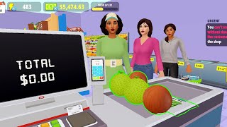 my supermarket simulator 3d mod apk unlimited money and energy  Day 57 shop level 32 🟢 [upl. by Anhej]