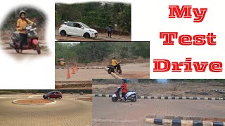 My DL test at Vamjoor RTO test track Mangalore [upl. by Retseh]