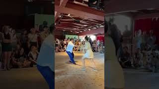 Herrang dance camp Battle Throwdown Prelim  Woody amp Nanassi [upl. by Wivina417]