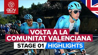 Volta A La Comunitat Valenciana 2022  Stage 1 Highlights [upl. by Floro]