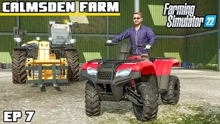 NEW FIELD AND NEW TOY  Calmsden Farm  Farming Simulator 22  Episode 7 [upl. by Naiditch]