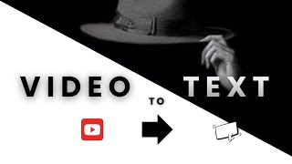 How to convert video to text easily 2024 🔥  Transcribe YouTube videos to text [upl. by Anaeel295]