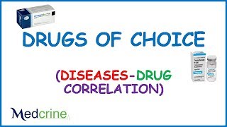 Drugs of Choice Disease drug correlation guide [upl. by Anitnahs129]