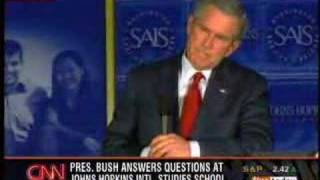 Bush cant answer an important question [upl. by Kaylee]