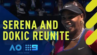 Serena Williams and Jelena Dokic reunite  Australian Open  Wide World of Sports [upl. by Lorne]