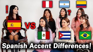 Spanish was Shocked By Spanish Accent Differences from Latin America [upl. by Eniala]